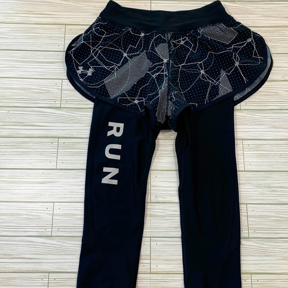 Under Armour running shorts with compression